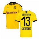 Raphael GUERREIRO #13 Borussia Dortmund Home 19/20 Men Soccer Jersey + Bundesliga Patch