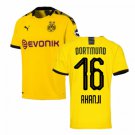 Manuel AKANJI #16 Borussia Dortmund Home 19/20 Men Soccer Jersey + Bundesliga Patch