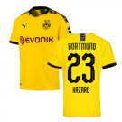 Thorgan HAZARD #23 Borussia Dortmund Home 19/20 Men Soccer Jersey + Bundesliga Patch