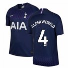 Toby ALDERWEIRELD #4 Tottenham Hotspur Away 19/20 Men Soccer Jersey + EPL Badges