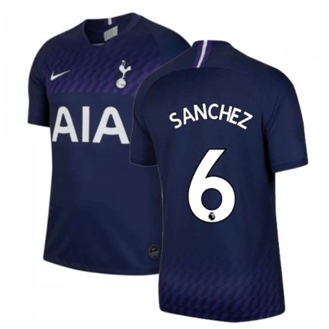 Davidson SANCHEZ #6 Tottenham Hotspur Away 19/20 Men Soccer Jersey + EPL Badges