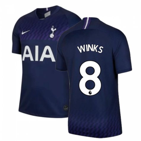 Harry WINKS #8 Tottenham Hotspur Away 19/20 Men Soccer Jersey + EPL Badges