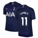Erik LAMELA #11 Tottenham Hotspur Away 19/20 Men Soccer Jersey + EPL Badges