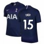Eric DIER #15 Tottenham Hotspur Away 19/20 Men Soccer Jersey + EPL Badges