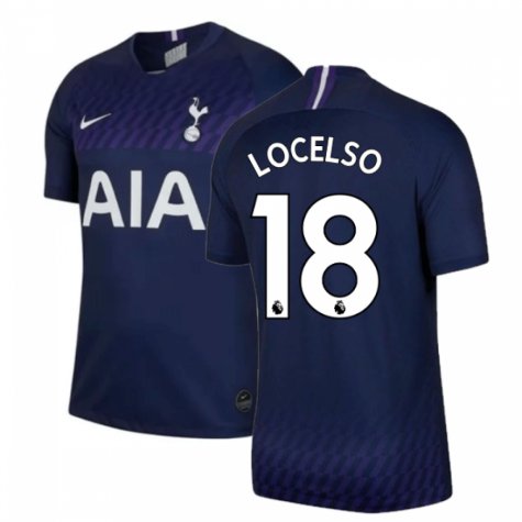 Giovani LO CELSO #18 Tottenham Hotspur Away 19/20 Men Soccer Jersey + EPL Badges