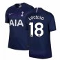 Giovani LO CELSO #18 Tottenham Hotspur Away 19/20 Men Soccer Jersey + EPL Badges