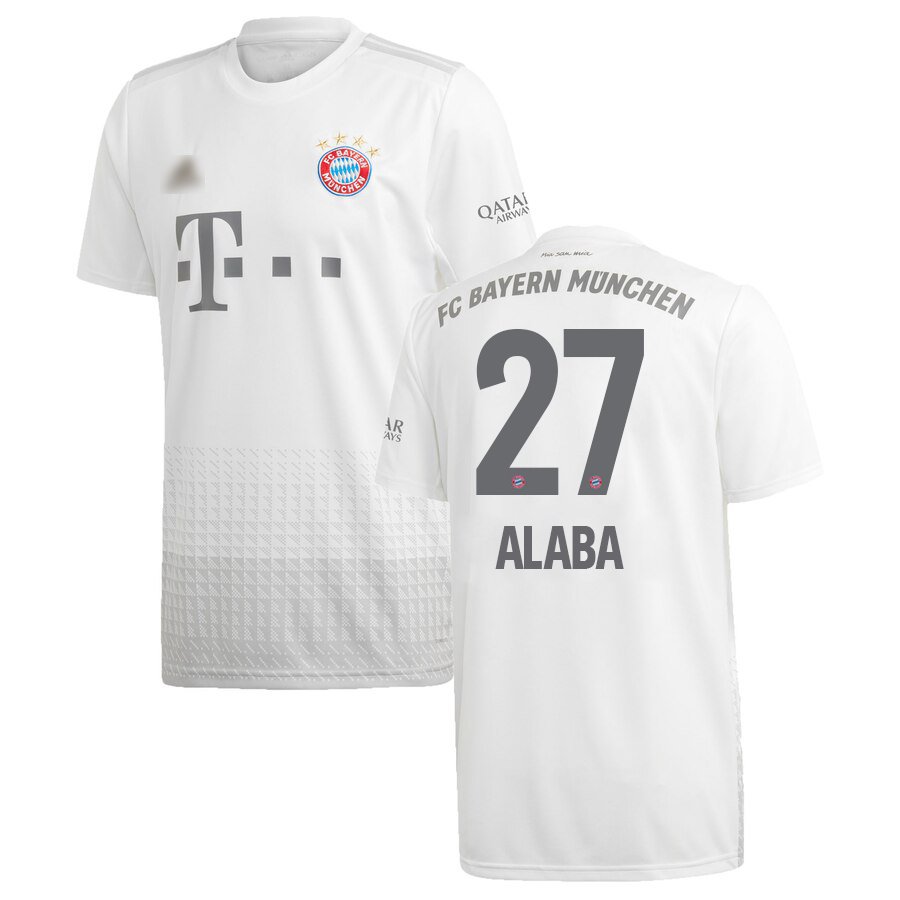 David ALABA #27 Bayern Munchen Away 19/20 Men Soccer Jersey