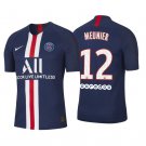 Thomas MEUNIER #12 Paris Saint Germain PSG Home 19/20 Men Soccer Jersey + Ooredoo