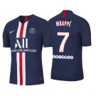 Kylian MBAPPE #7 PSG Home 19/20 Men Soccer Jersey + Ooredoo Size 2XL