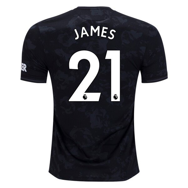 Daniel JAMES #21 Manchester United Third 18/19 Men Soccer Jersey + EPL ...