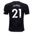 Daniel JAMES #21 Manchester United Third 18/19 Men Soccer Jersey + EPL & Kohler Badges Size 2XL