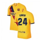 JUNIOR Firpo #24 Barcelona Away 19/20 Men Soccer Jersey + Laliga Badge Size 2XL