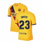 Samuel UMTITI #23 Barcelona Away 19/20 Men Soccer Jersey + Laliga Badge Size 2XL