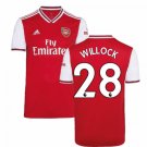 Joe WILLOCK #28 Arsenal Home 19/20 Men Soccer Jersey + EPL Badges Size 2XL