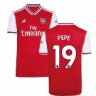 Nicolas PEPE #19 Arsenal Home 19/20 Men Soccer Jersey + EPL Badges Size 2XL