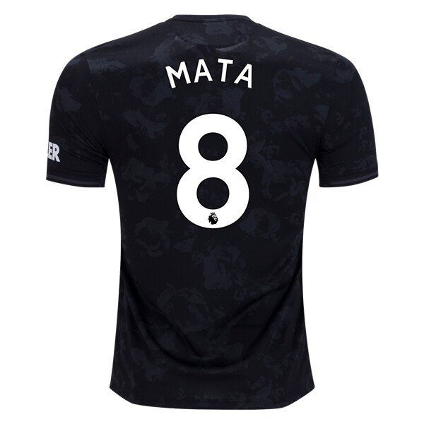 Juan MATA #8 Manchester United Third 19/20 Men Soccer Jersey + EPL & Kohler Badges Size 2XL