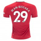 Aaron WAN BISSAKA #29 Manchester United Home 19/20 Men Soccer Jersey + EPL & Kohler Badges Size 2XL