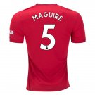 Harry MAGUIRE #5 Manchester United Home 19/20 Men Soccer Jersey + EPL & Kohler Badges Size 2XL