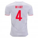 Mattis DE LIGT #4 Juventus Away 19/20 Men Soccer Jersey + Serie A & Scudetto Badges Size 2XL