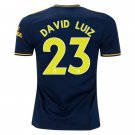 DAVID LUIZ #23 Arsenal Third 19/20 Men Soccer Jersey + EPL Badges