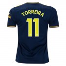 Lucas TORREIRA #11 Arsenal Third 19/20 Men Soccer Jersey + EPL Badges Size 2XL