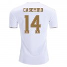 CASEMIRO #14 Real Madrid Home 19/20 Men Soccer Jersey + Laliga/WCC Badges Size 2XL