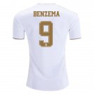 Karim BENZEMA #9 Real Madrid Home 19/20 Men Soccer Jersey + Laliga/WCC Badges Size 2XL