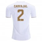 Dani CARVAJAL #2 Real Madrid Home 19/20 Men Soccer Jersey + Laliga/WCC Badges Size 2XL
