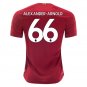 ALEXANDER ARNOLD #66 Liverpool Home 19/20 Men Soccer Jersey + EPL & WU Badges Size 2XL