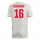 Juan CUADRADO #16 Juventus Away 19/20 Men Soccer Jersey + Serie A & Scudetto Badges Size 2XL