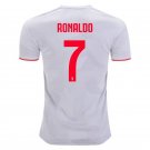 Cristiano RONALDO #7 Juventus Away 19/20 Men Soccer Jersey + Serie A & Scudetto Badges Size 2XL