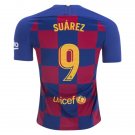 Luis SUAREZ #9 Barcelona Home 19/20 Men Soccer Jersey + Laliga Badge Size 2XL