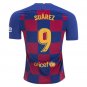 Luis SUAREZ #9 Barcelona Home 19/20 Men Soccer Jersey + Laliga Badge Size 2XL