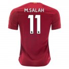 Mohamed SALAH #11 Liverpool Home 19/20 Men Soccer Jersey + EPL & WU Badges Size 2XL
