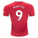 Anthony MARTIAL #9 Manchester United Home 19/20 Men Soccer Jersey + EPL & Kohler Badges Size 2XL