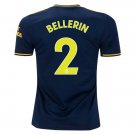 Hector BELLERIN #2 Arsenal Third 19/20 Men Soccer Jersey + EPL Badges Size 2XL
