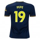 Nicolas PEPE #19 Arsenal Third 19/20 Men Soccer Jersey + EPL Badges