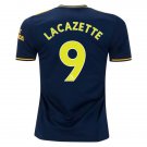 Alexandre LACAZETTE #9 Arsenal Third 19/20 Men Soccer Jersey + EPL Badges Size 2XL