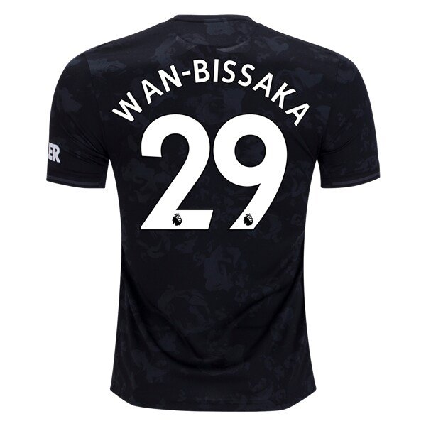 Aaron WAN BISSAKA #29 Manchester United Third 19/20 Men Soccer Jersey + EPL & Kohler Badges Size 2XL