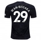 Aaron WAN BISSAKA #29 Manchester United Third 19/20 Men Soccer Jersey + EPL & Kohler Badges Size 2XL