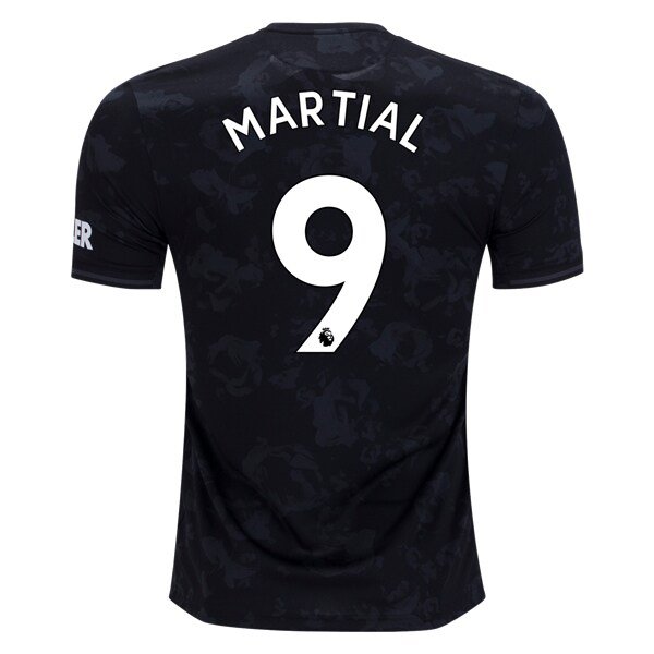 Anthony MARTIAL #9 Manchester United Third 19/20 Men Soccer Jersey + EPL & Kohler Badges Size 2XL