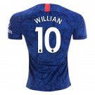 WILLIAN #10 Chelsea Home 19/20 Men Soccer Jersey + EPL & Hyundai Badges Size 2XL