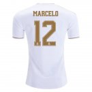 MARCELO #12 Real Madrid Home 19/20 Men Soccer Jersey + Laliga/WCC Badges Size 2XL