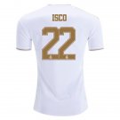 ISCO Alarcon #22 Real Madrid Home 19/20 Men Soccer Jersey + Laliga/WCC Badges Size 2XL
