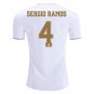 SERGIO RAMOS #4 Real Madrid Home 19/20 Men Soccer Jersey + Laliga/WCC Badges Size 2XL