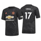 FRED #17 Manchester United Third 19/20 Men Soccer Jersey + EPL & Kohler Badges Size 2XL
