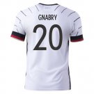 Serge GNABRY #20 Germany Home for Euro 2020 Men Soccer Jersey Football Jersey Soccer Camiseta