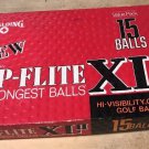12 HI VISIBILITY Spalding Top-Flite XL II High Trajectory Golf Balls ORANGE NEW