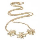 10K Gold 17" Daisy Necklace