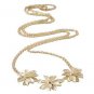10K Gold 17" Daisy Necklace
